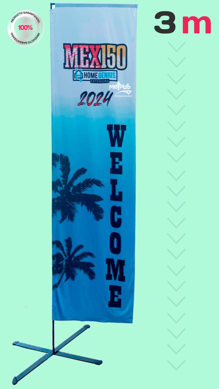 Bandera L 3m
