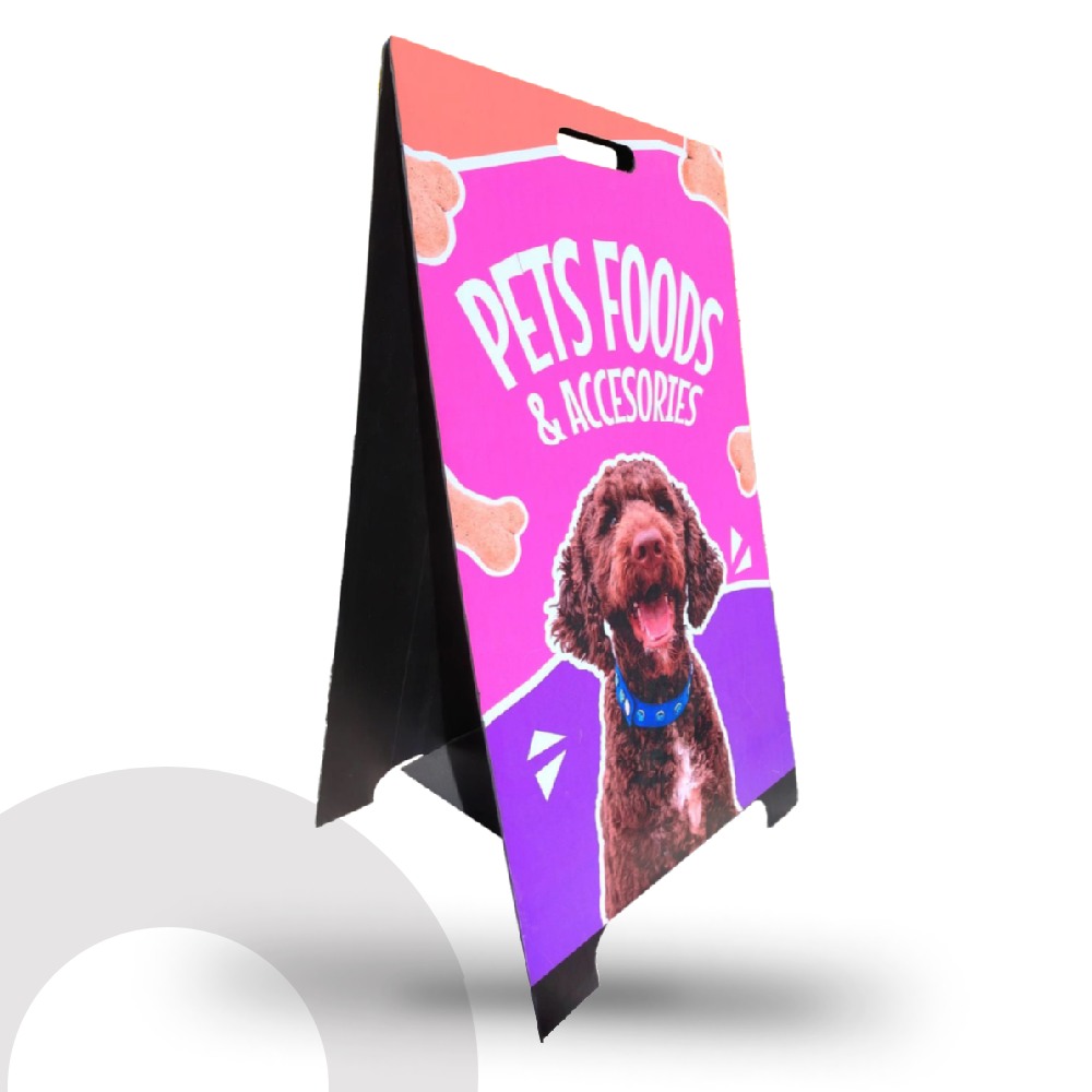 Caballete de Coroplast