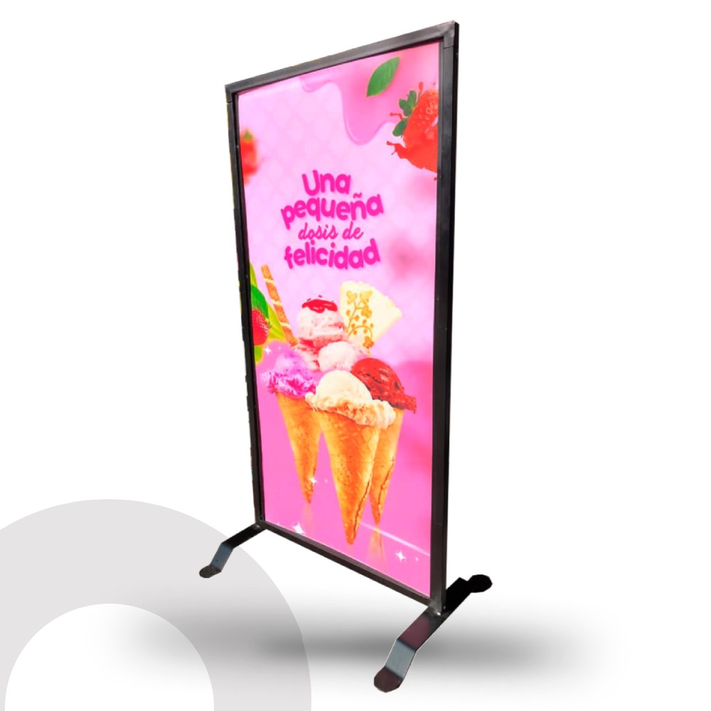 Caballete Tótem de Acero